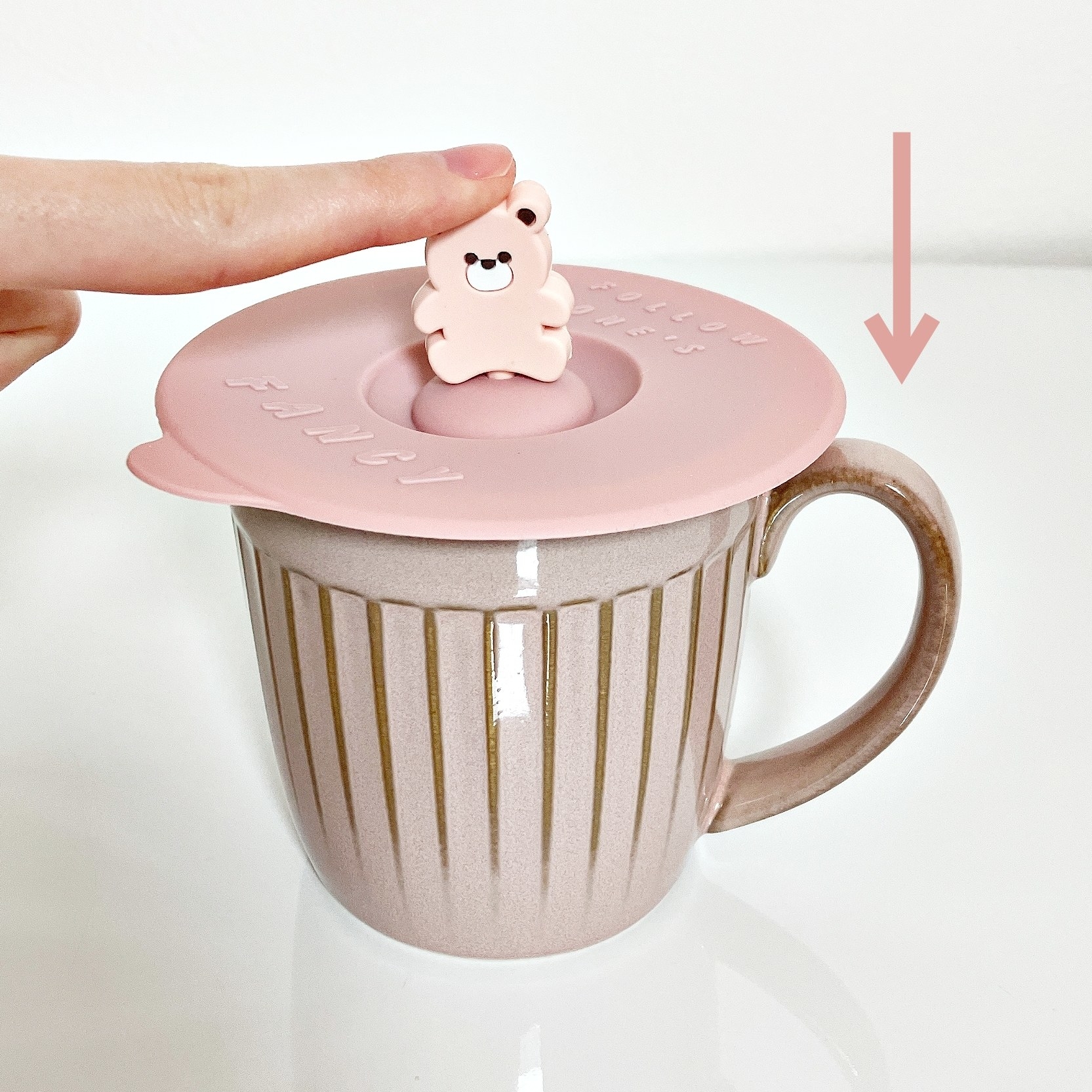 Seria(セリア)のおすすめ日用雑貨「くまのカップカバー」