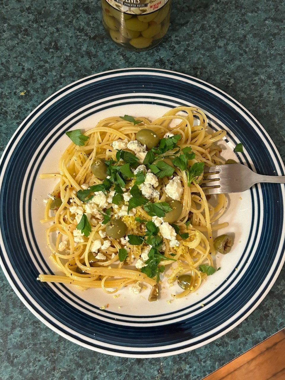 Dirty Martini pasta