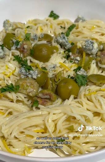 Dirty Martini Pasta