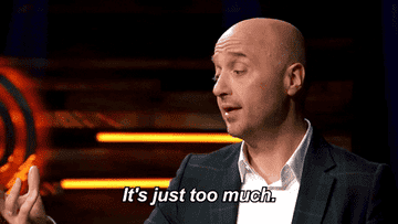 Joe Bastianich declares that something is &quot;just too much&quot; on &quot;Master Chef&quot;
