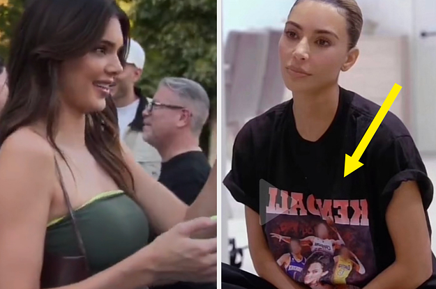 Kim Kardashian Wore A Shirt That Made Fun Of Kendall Jenner's Dating History In The New "Kardashians" Trailer