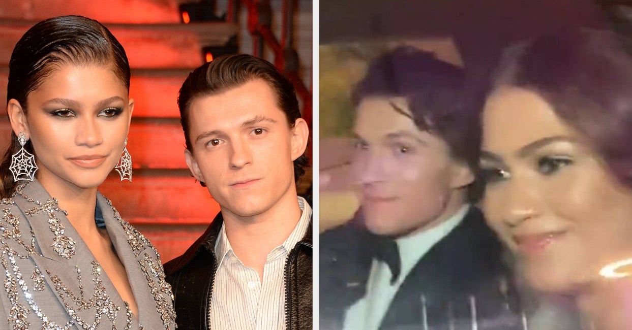 Tom Holland And Zendaya Hounded By Paparazzi At NMACC Gala