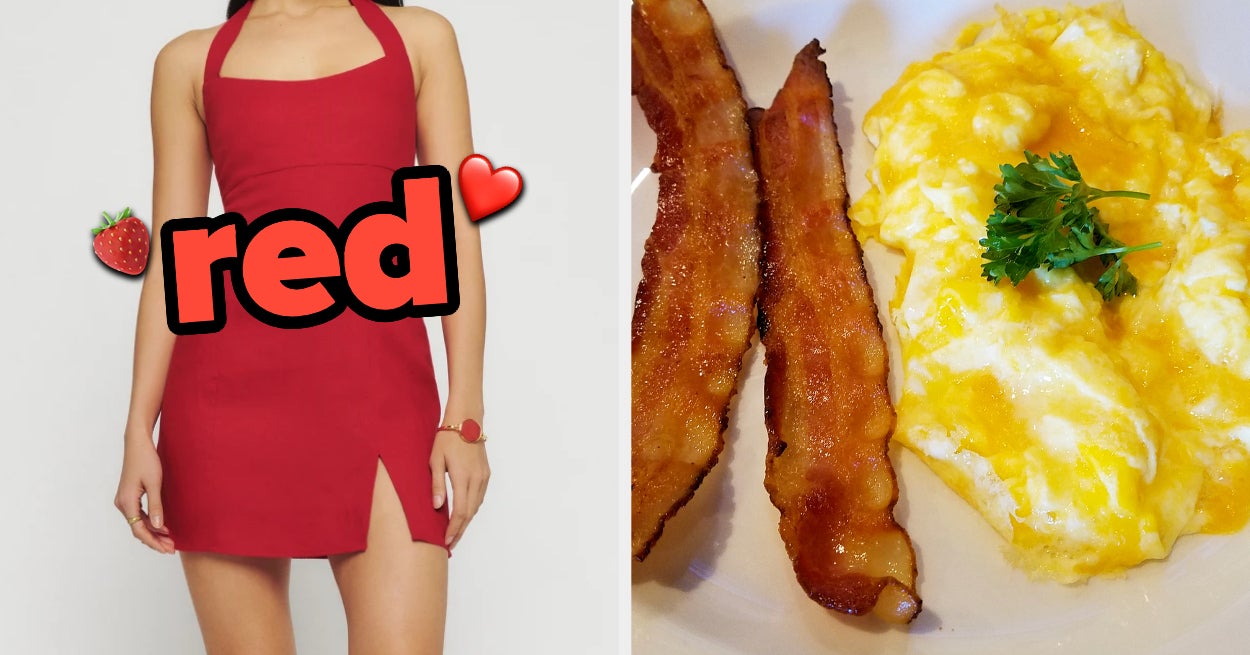 Food Quiz Eat Meals See Which Color Represents You