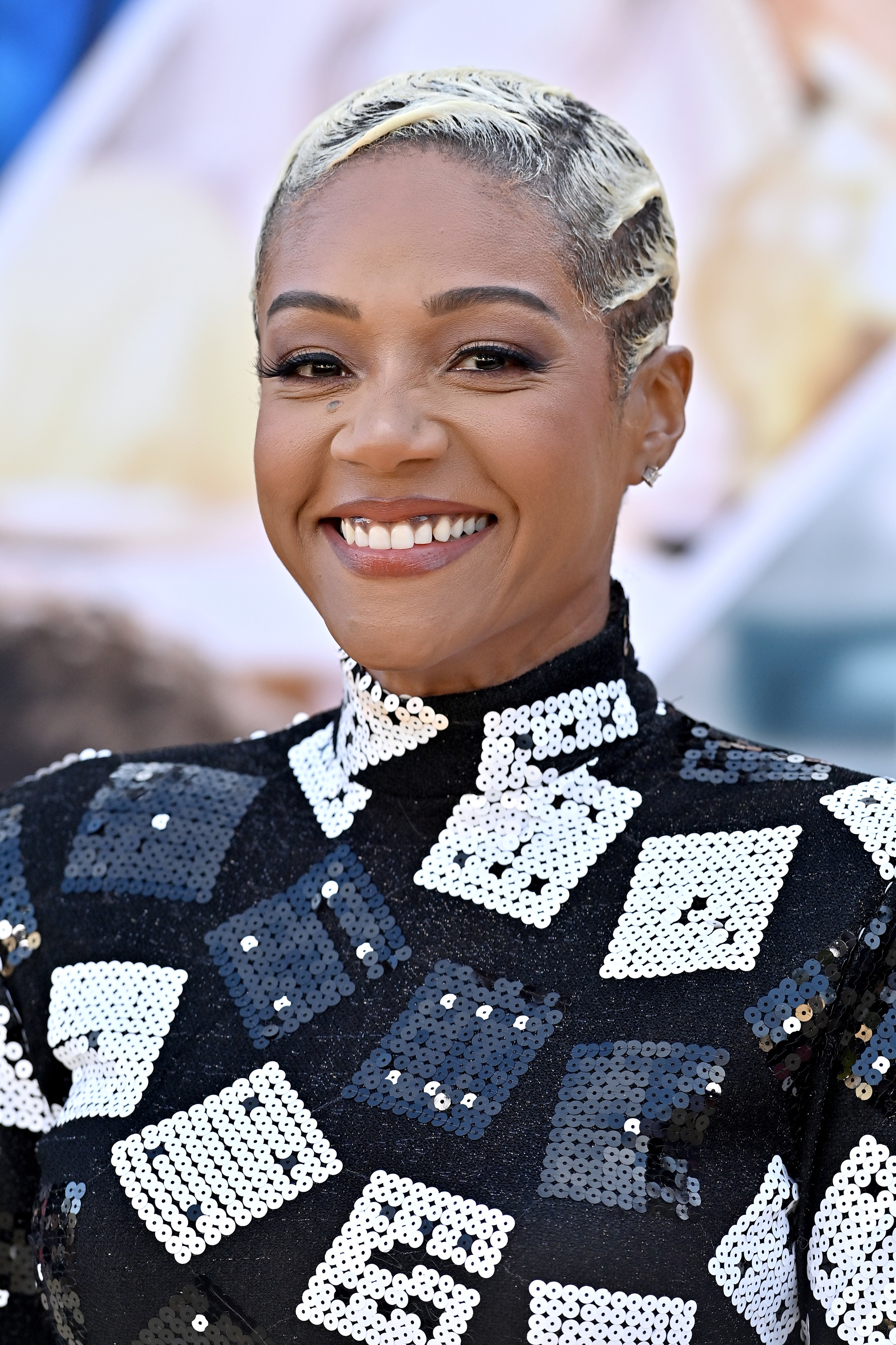 Tiffany Haddish smiles