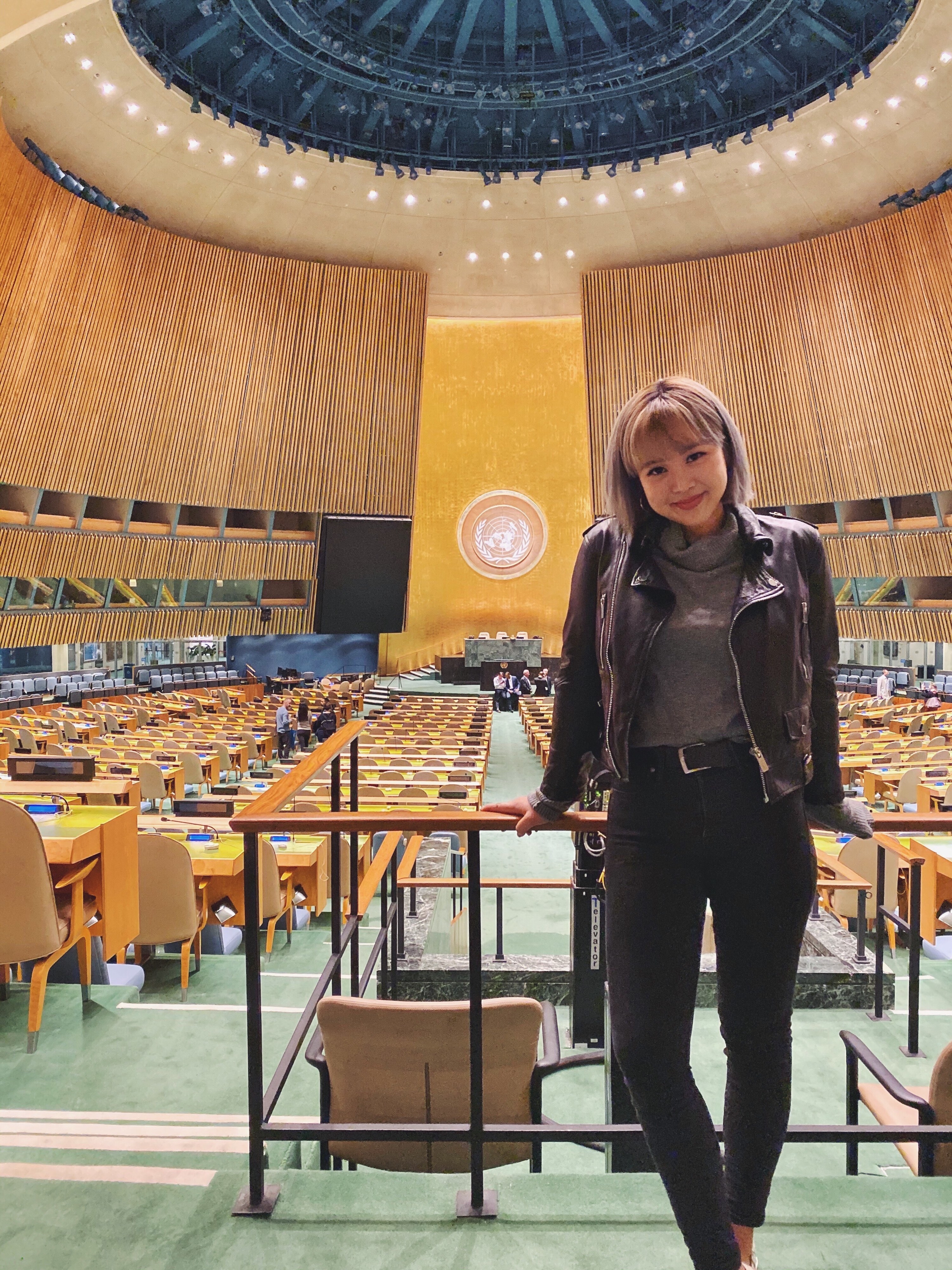 Judy while working for the United Nations