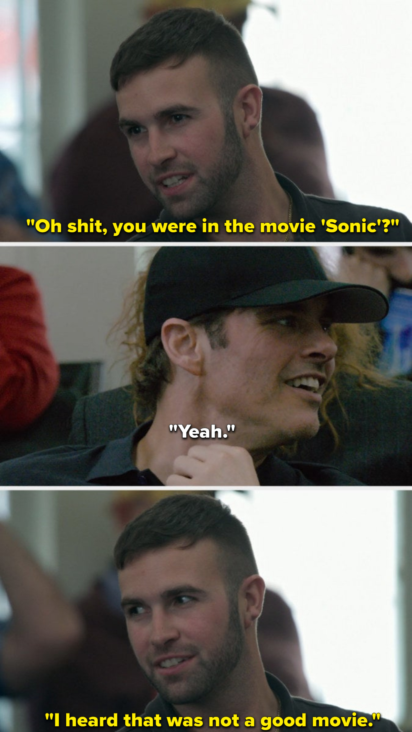 Ronald talks to James about &quot;Sonic the Hedgehog&quot;