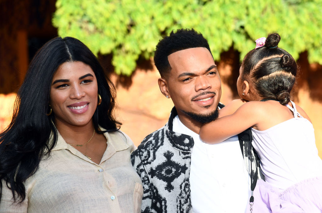 Kirsten Corley Bennett, Chance the Rapper, and their daughter