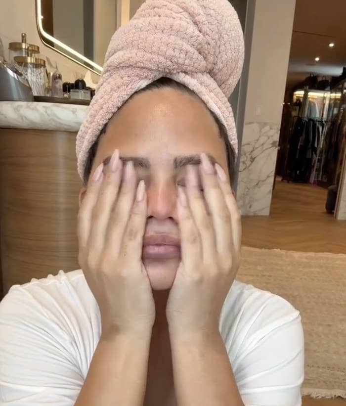 Closeup of Chrissy Teigen
