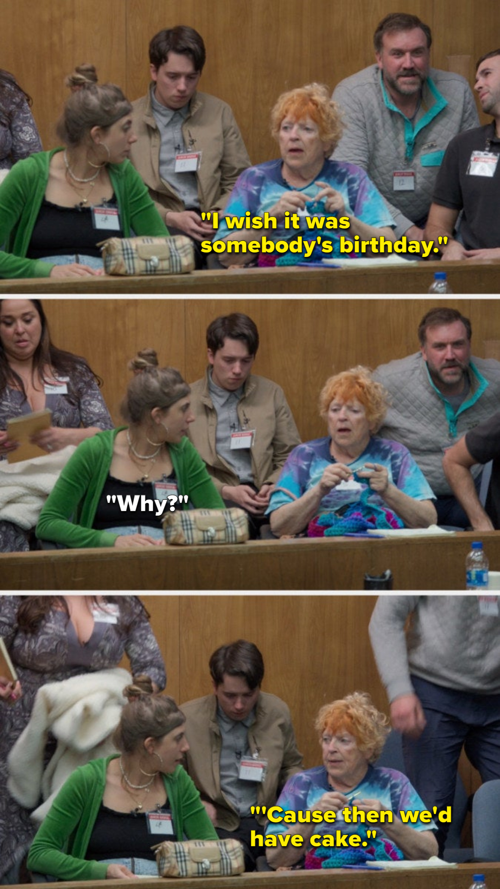 Barbara wishes for birthday cake