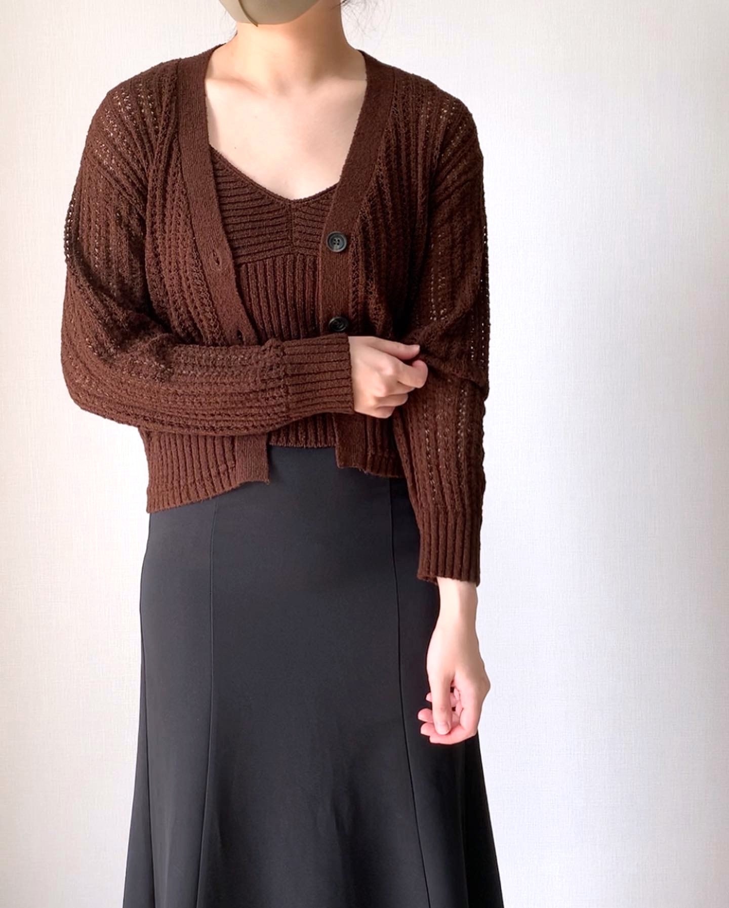 GU（ジーユー）のおすすめのレディースアイテム「リブニットキャミソール」