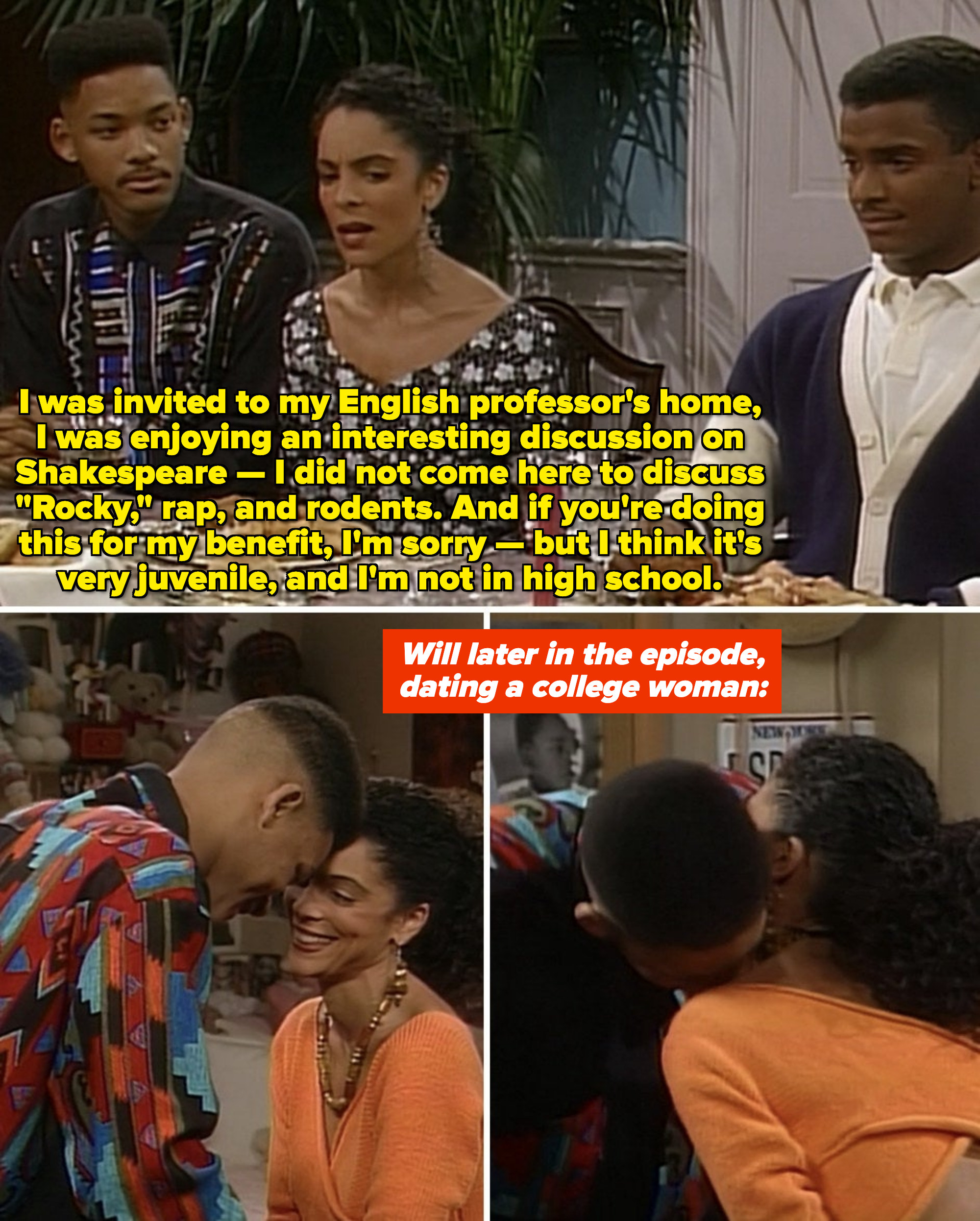 Will and Kayla in "The Fresh Prince"