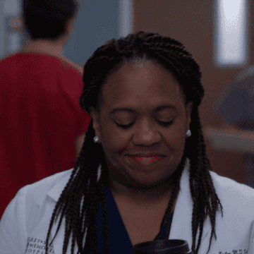 dr. bailey from grey's anatomy looking confused