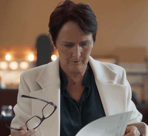 carolyn from killing eve saying thank you