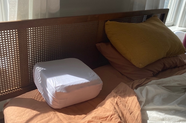 Ergonomic Memory Foam Pillow Cube Soft Pad Cushion Neck Support