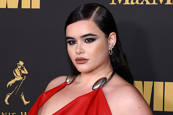 Barbie Ferreira photographed at Oscar party