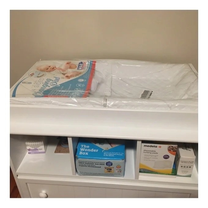 a user uploaded photo of the changing pad