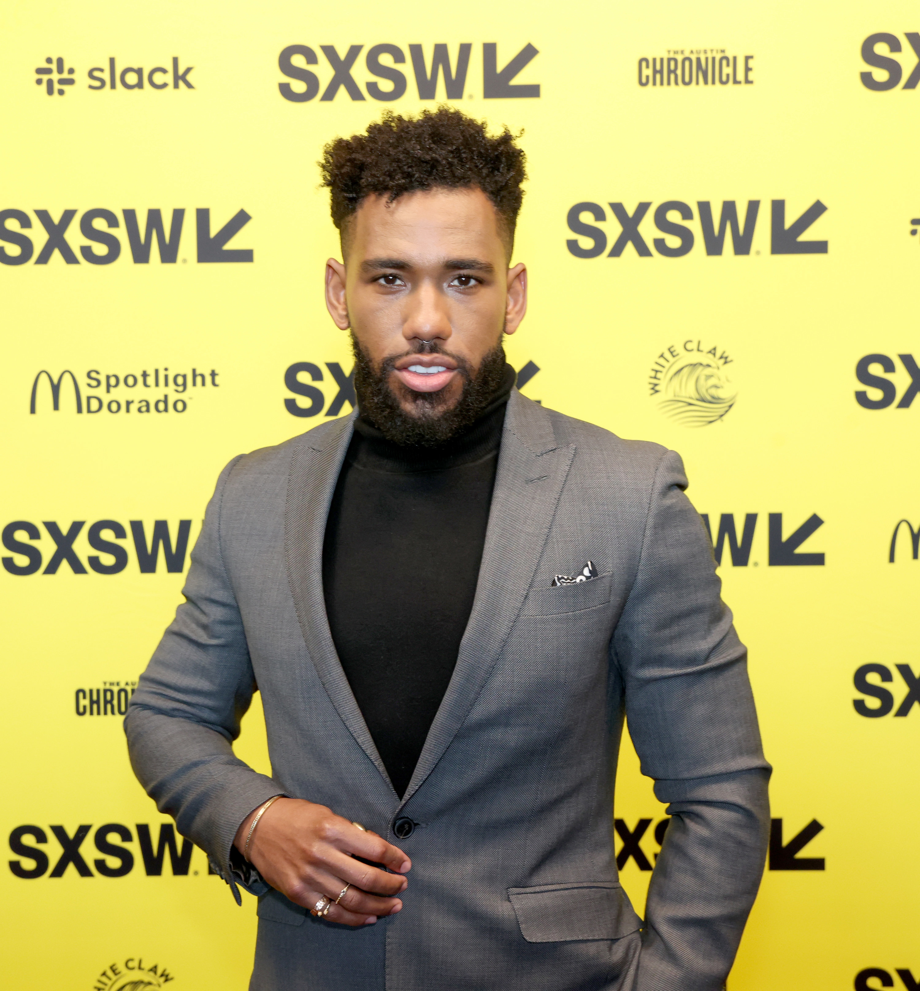 Brandon Mychal Smith poses at the SXSW Film Festival on March 11, 2023