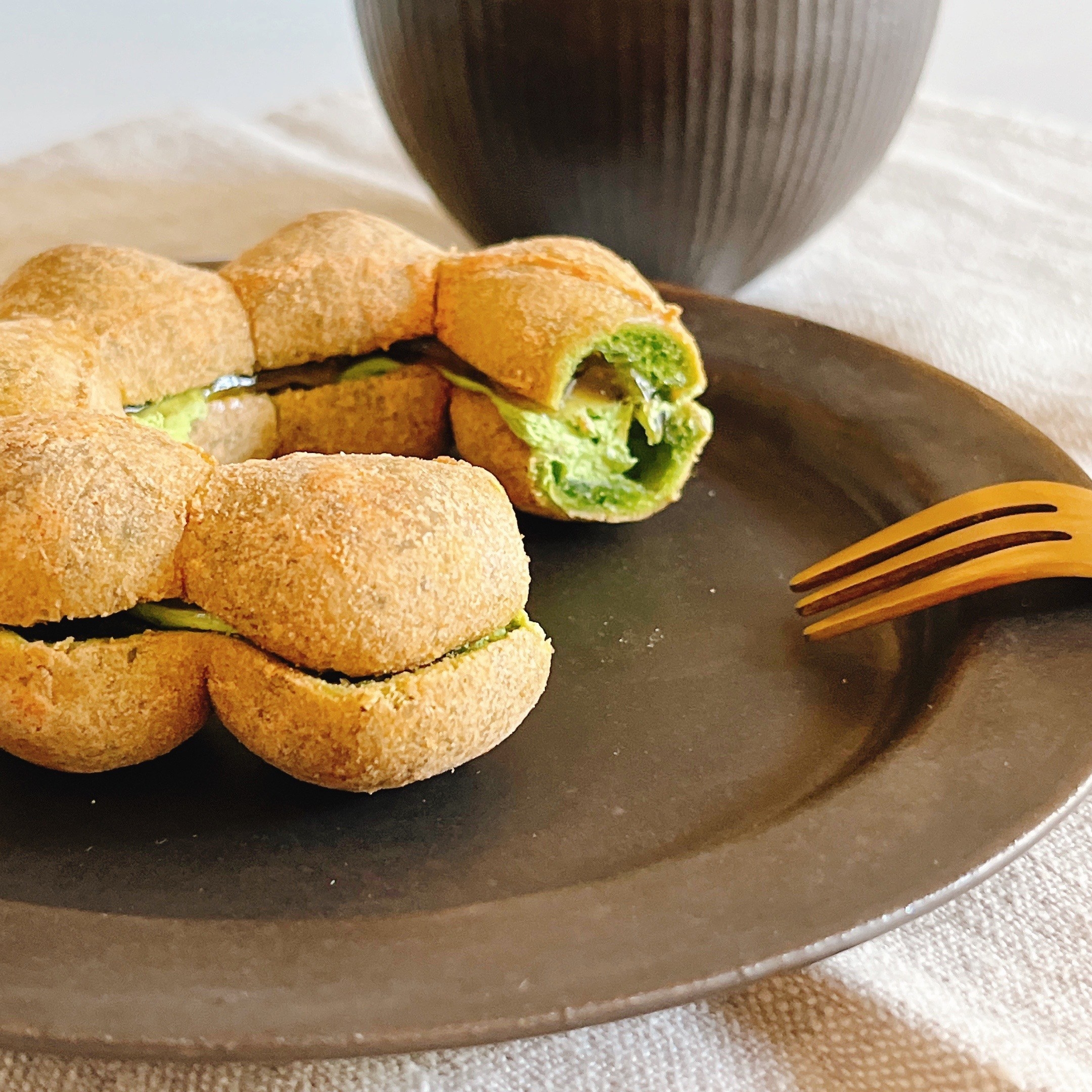 mister Donut(ミスタードーナツ)おすすめの期間限定ドーナツ「ポン・デ・濃い抹茶ホイップ わらびもち」