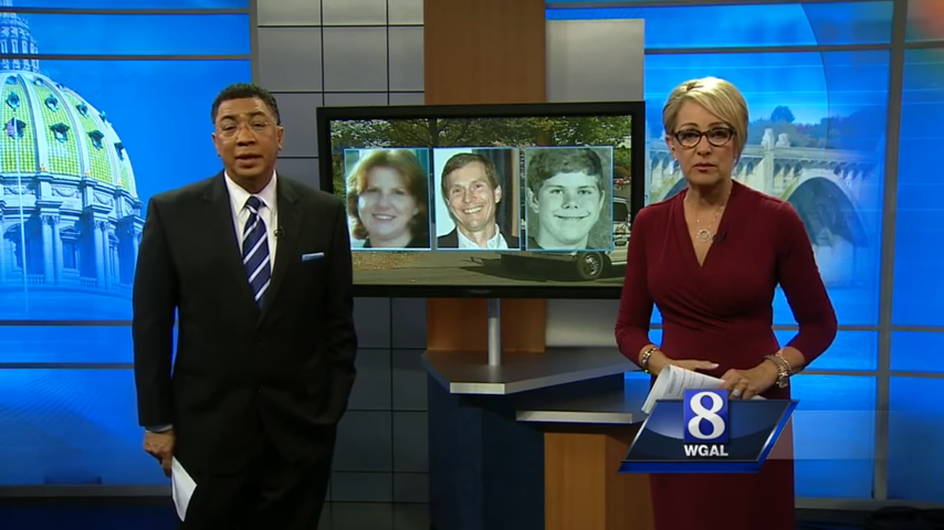 images of the family on the news