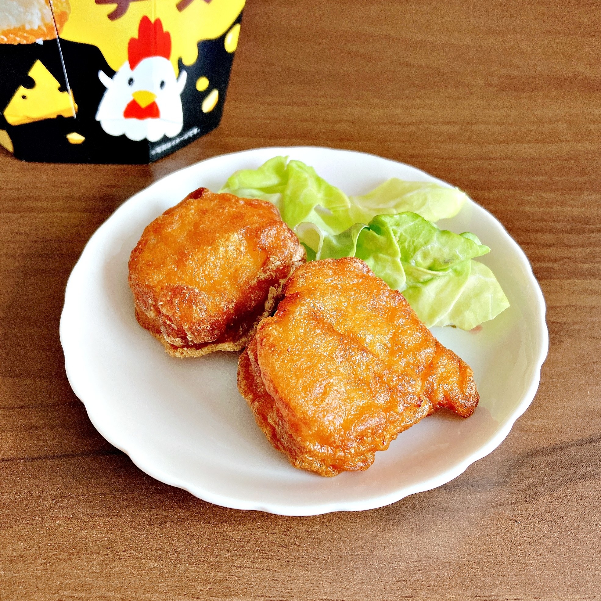 LAWSON(ローソン)のおすすめホットスナック「ソースin からあげクン とろ〜り濃厚チーズ味」