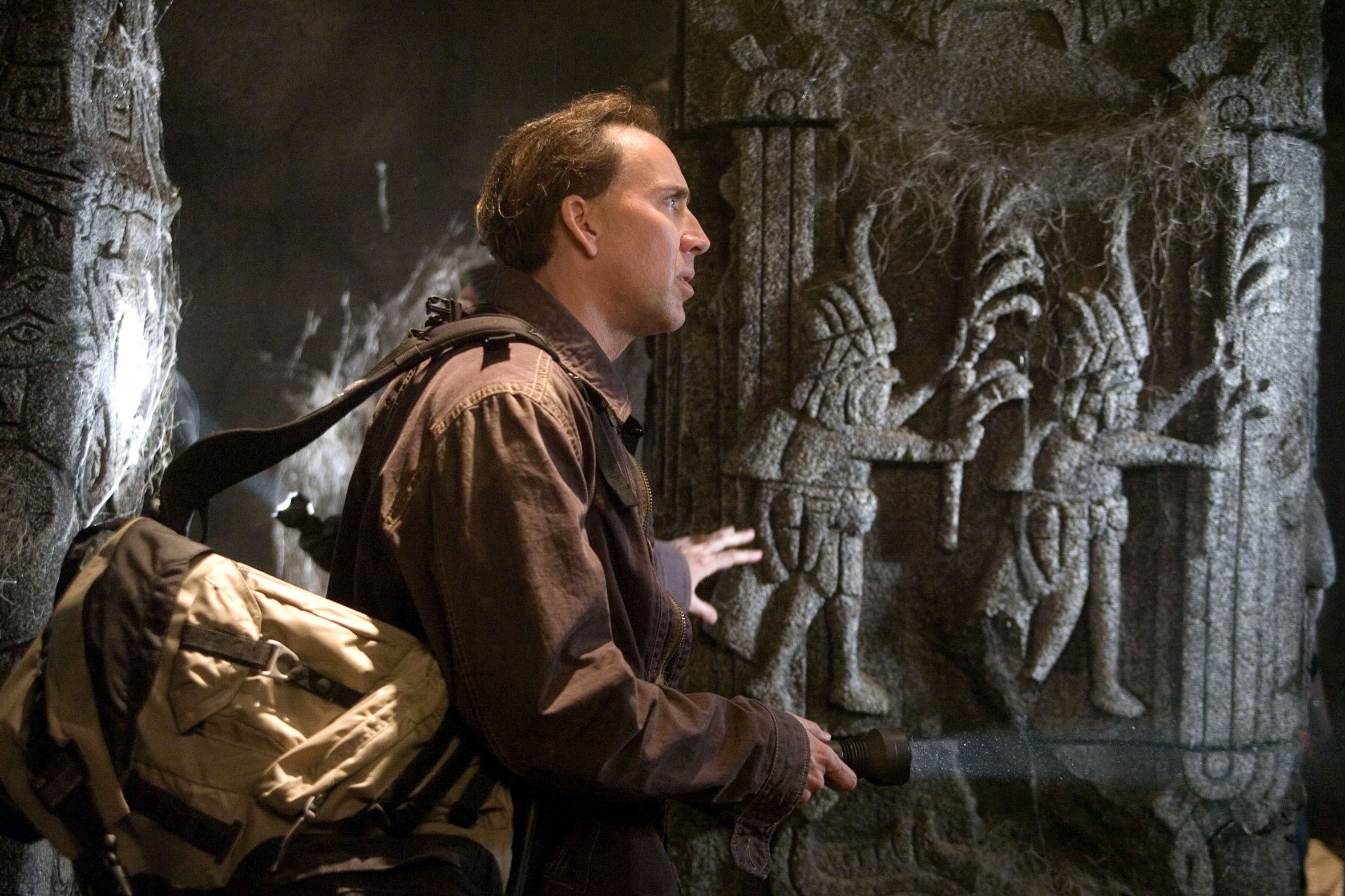 Nic Cage explores a South American ruin in National Treasure 2