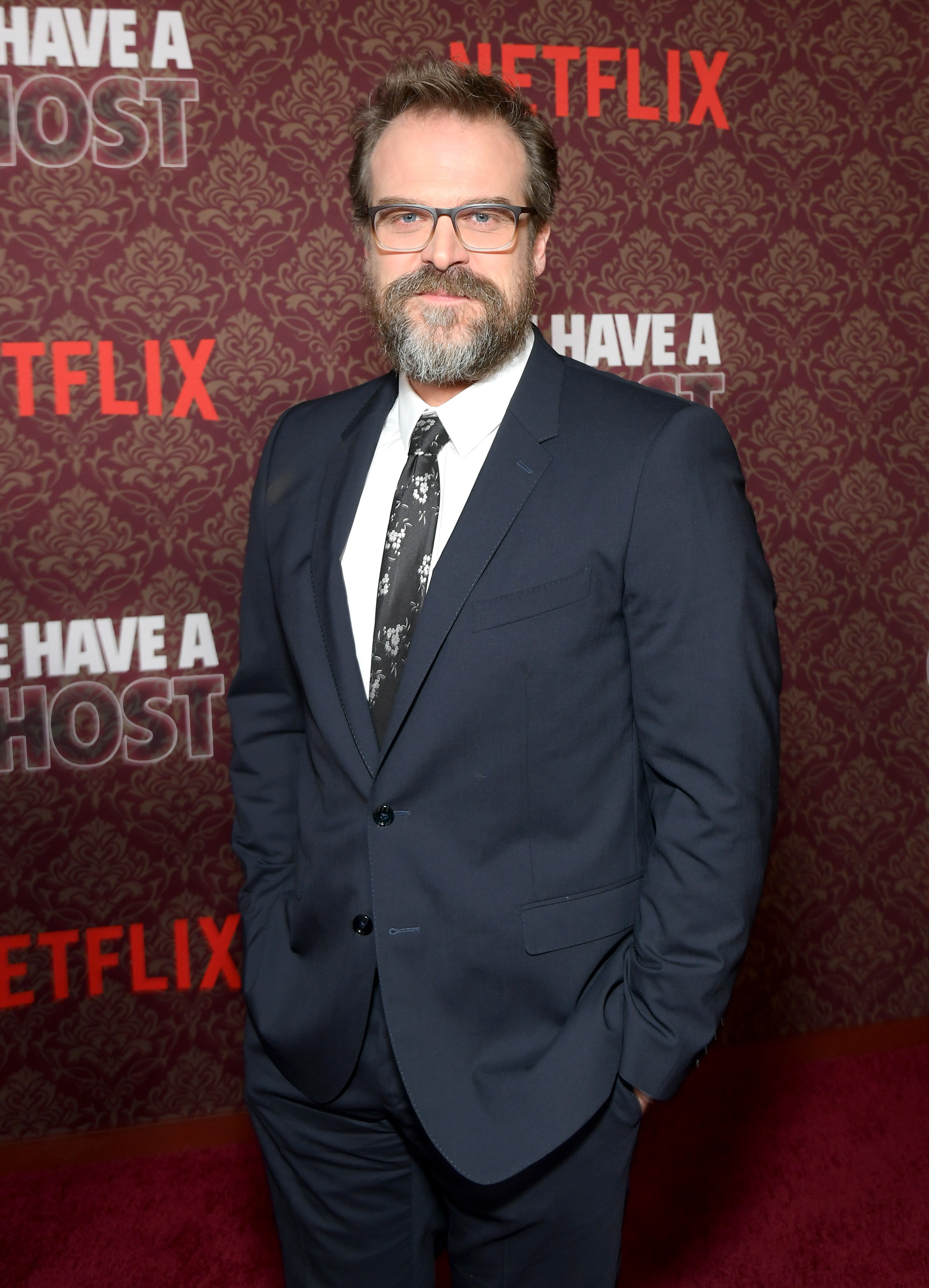 David Harbour on the red carpet