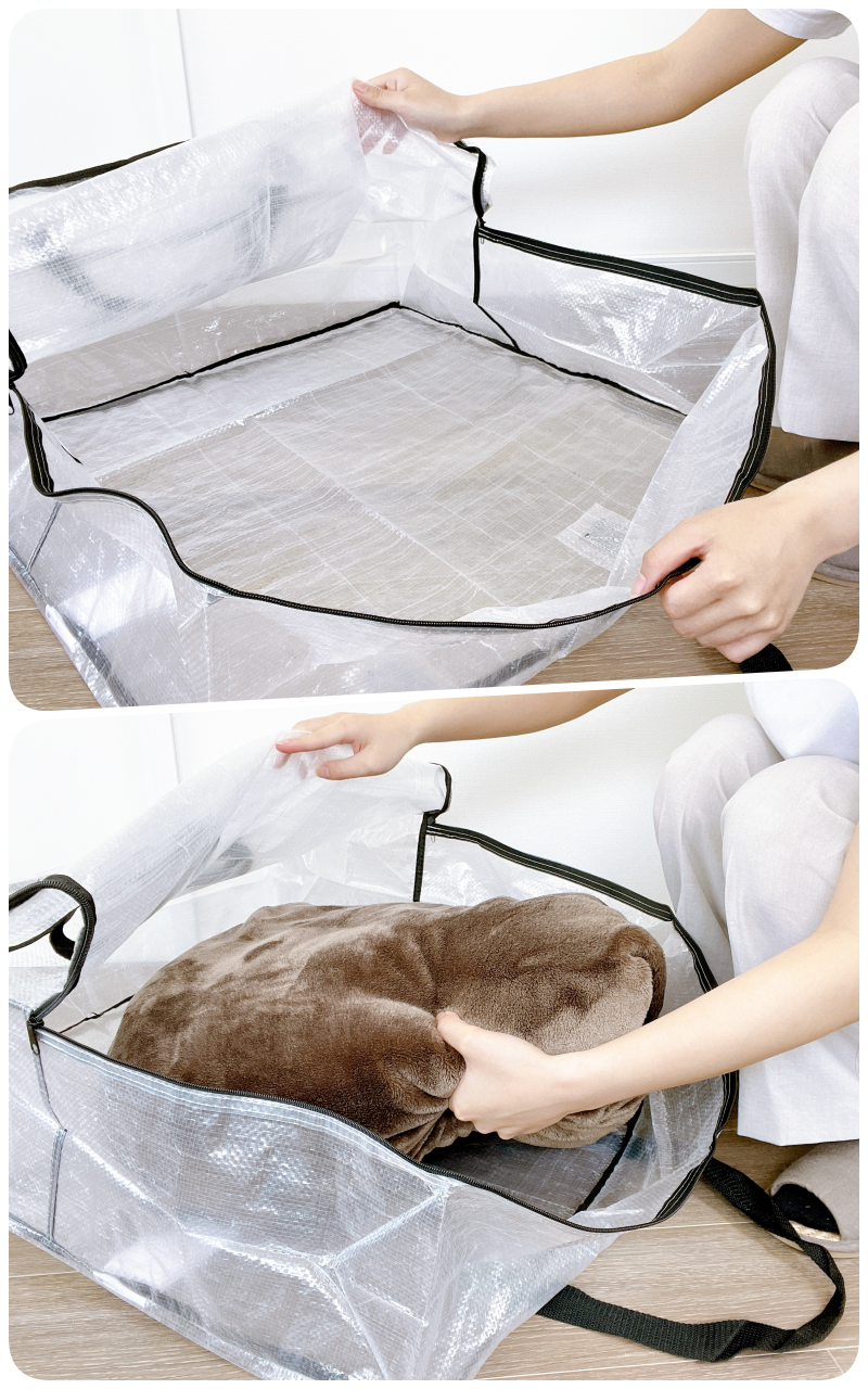 IKEA（イケア）のオススメの収納アイテム「DIMPA ディムパ 収納バッグ」