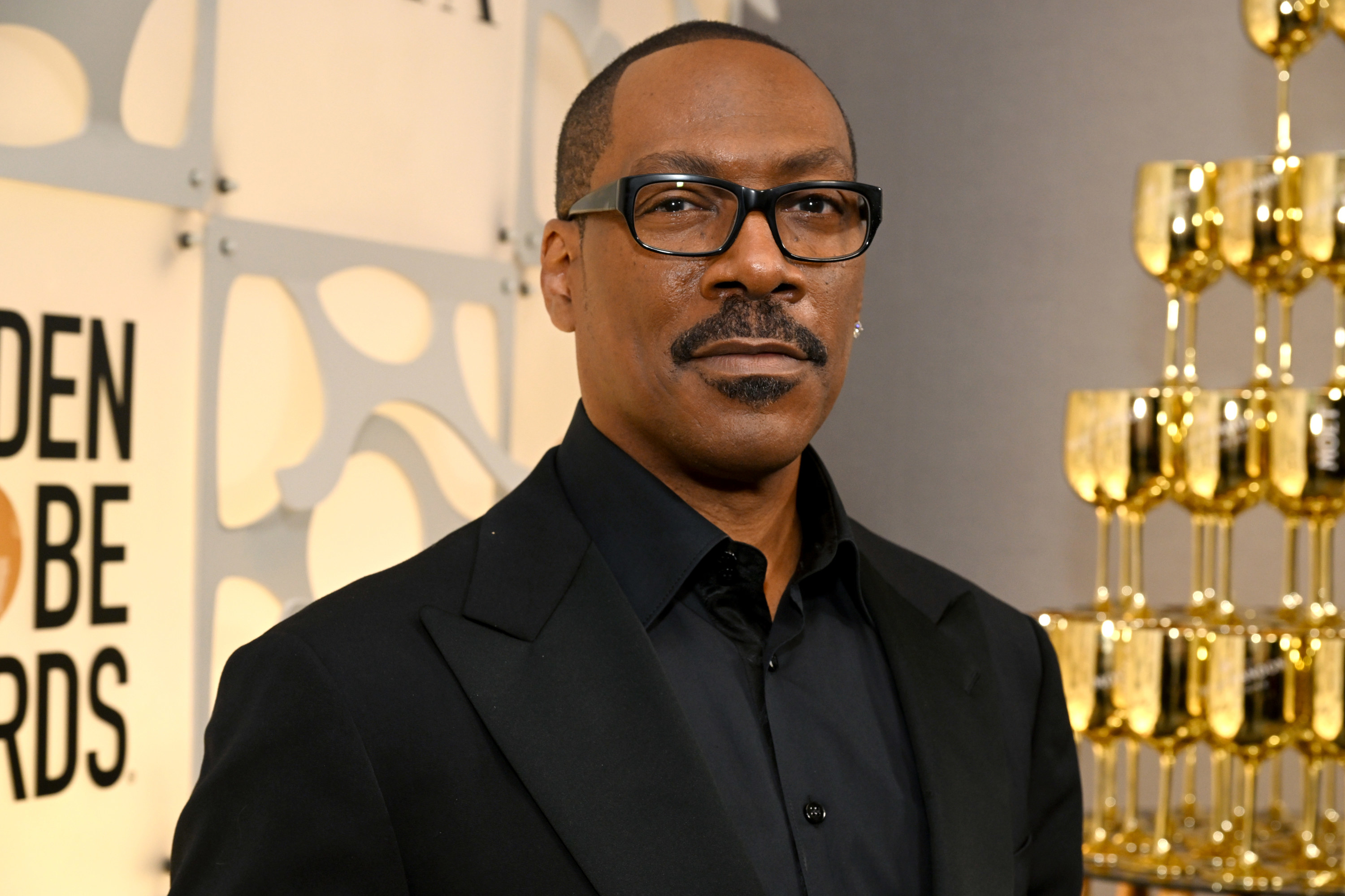 Eddie Murphy at the 80th Annual Golden Globe Awards