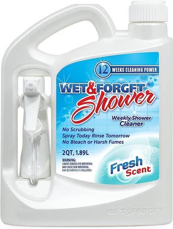 Bottle of Wet and Forget Shower cleaner