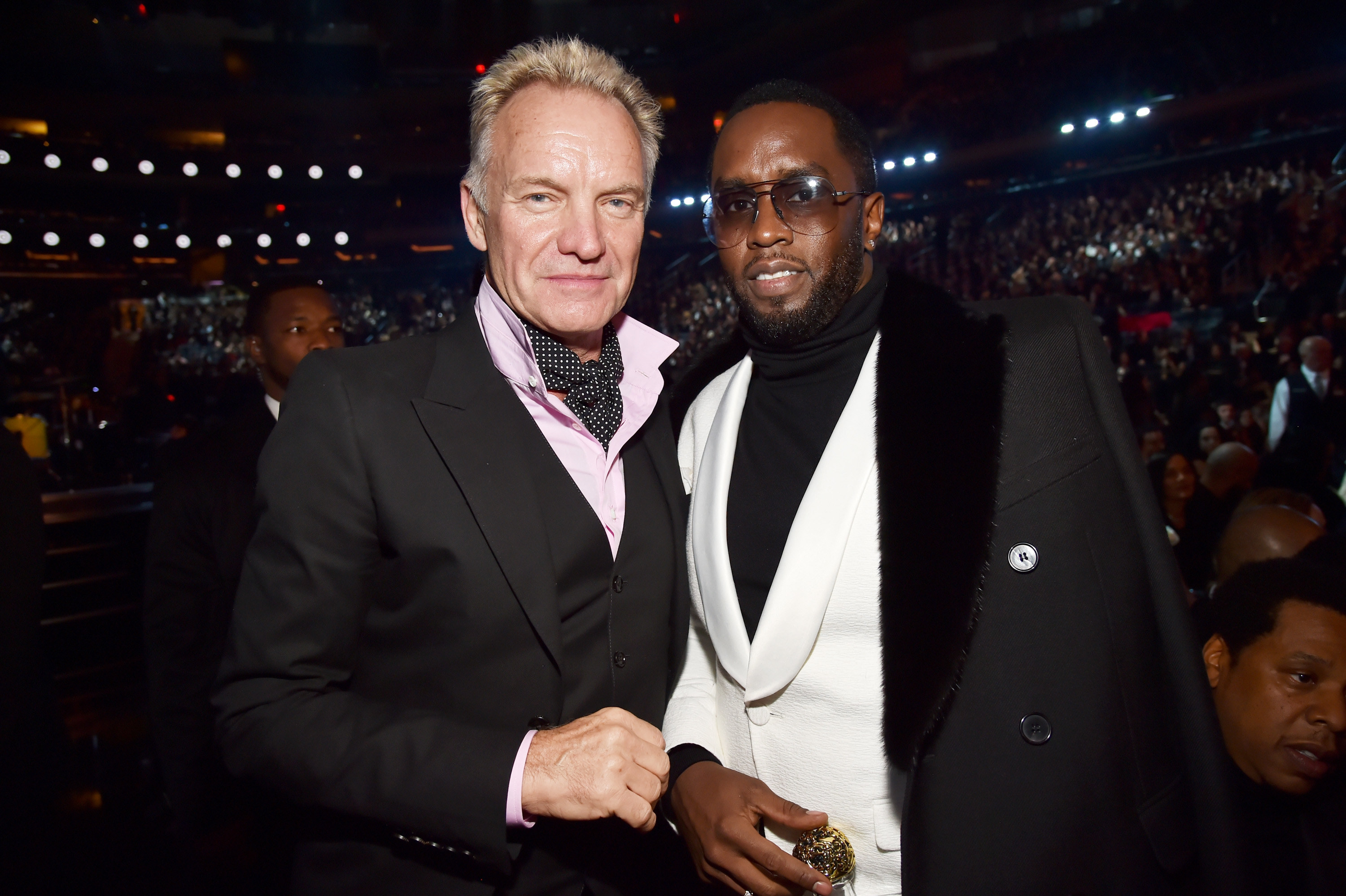 Sting and Diddy at an event