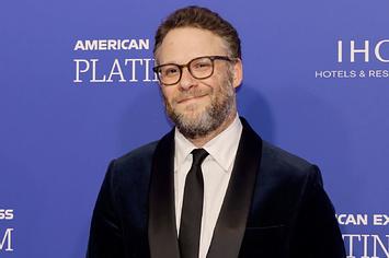 Seth Rogen photographed in Palm Springs