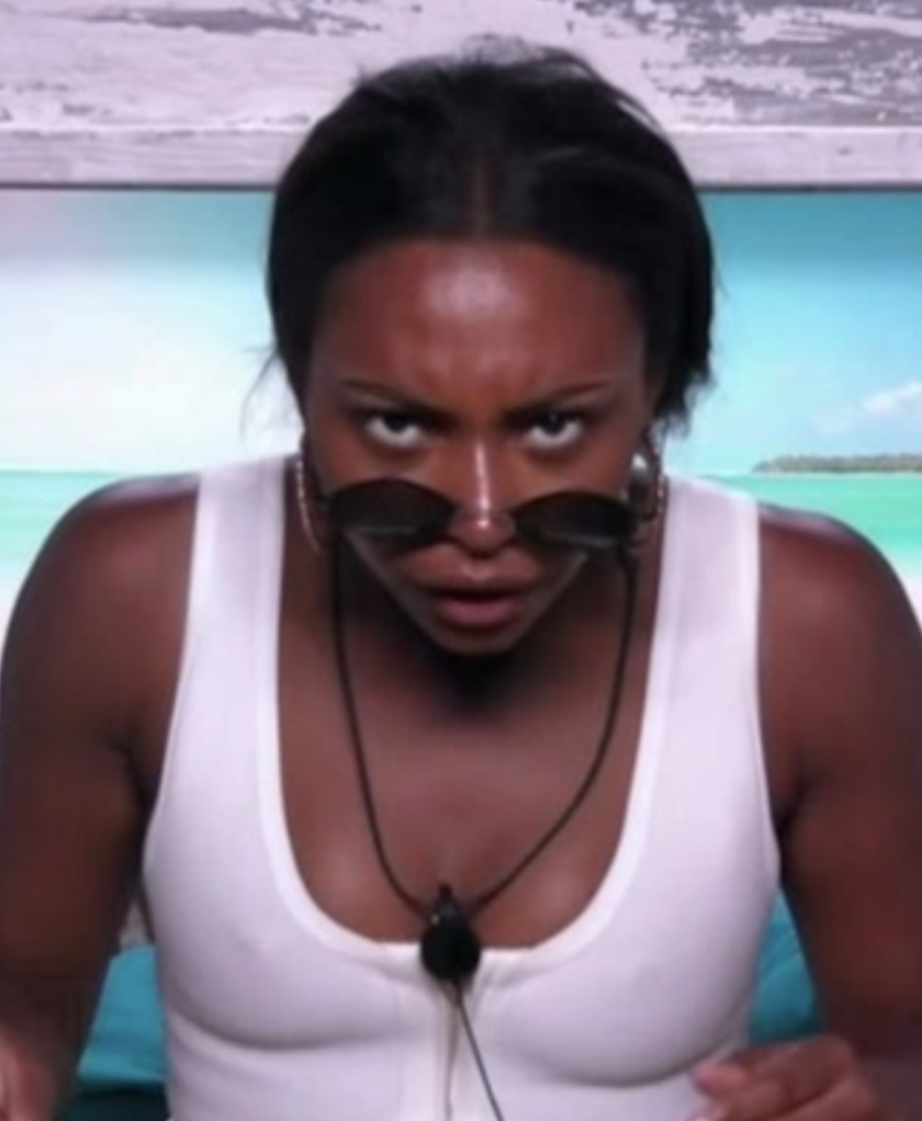 person looking directly at the camera like are you serious