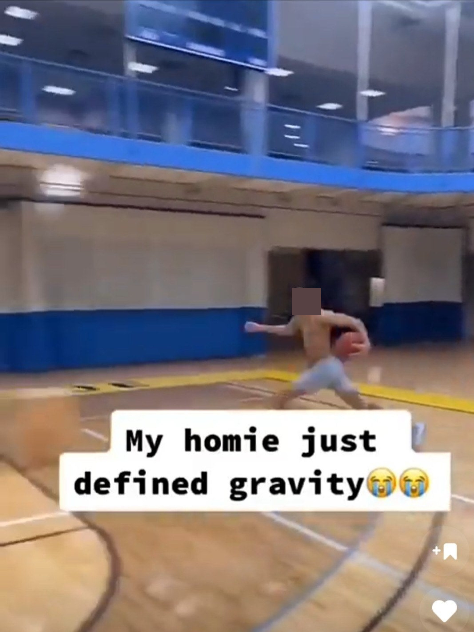 person saying defined gravity instead of defied