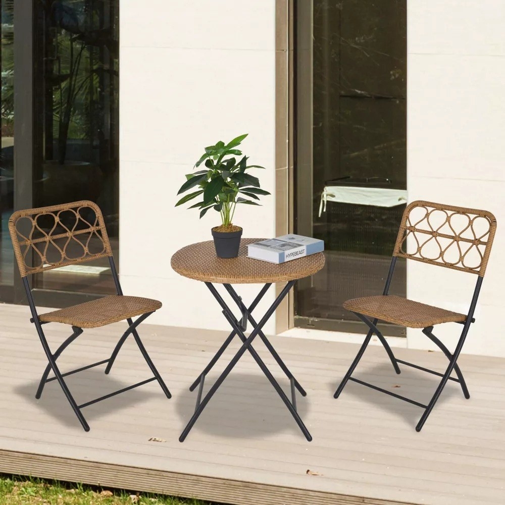 Image of the rattan wicker set