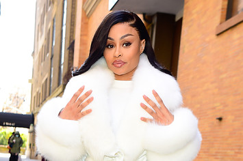 Blac Chyna is seen outside ABC Studio on March 30, 2023 in New York City