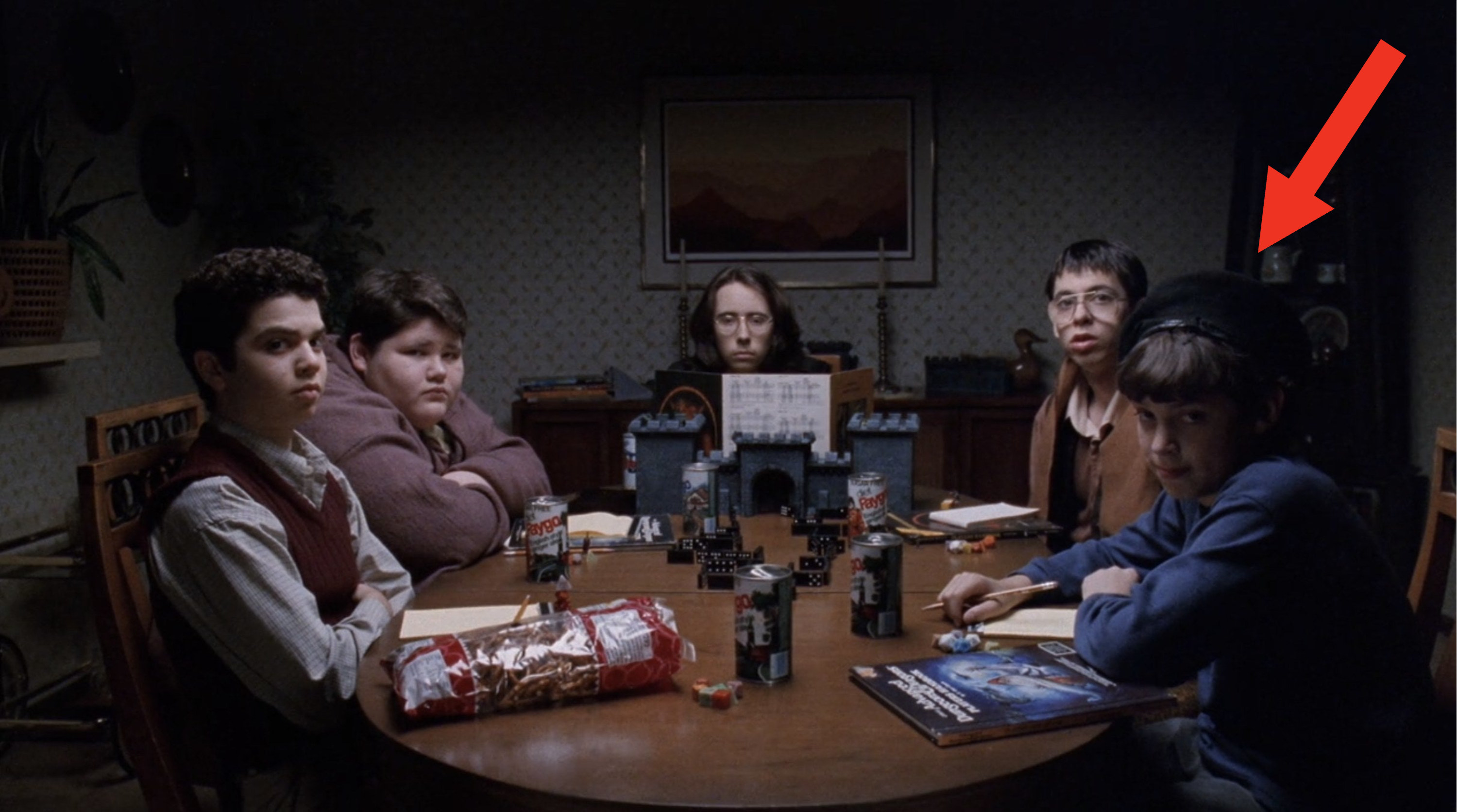 the geeks playing dungeons and dragons in freaks and geeks