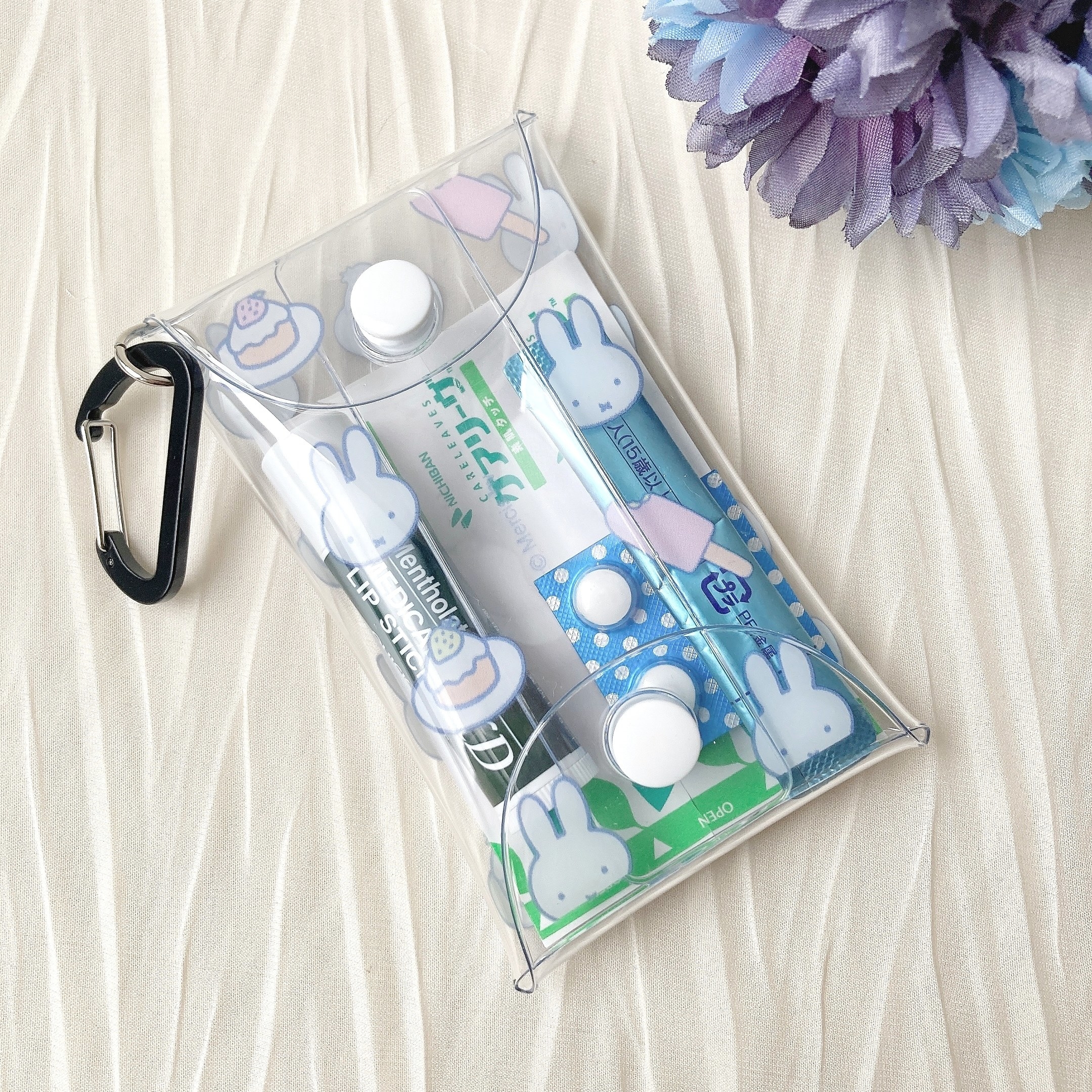 LOFT（ロフト）で見つけたオススメの小物収納「クリアマルチケースS ミッフィー 整列」