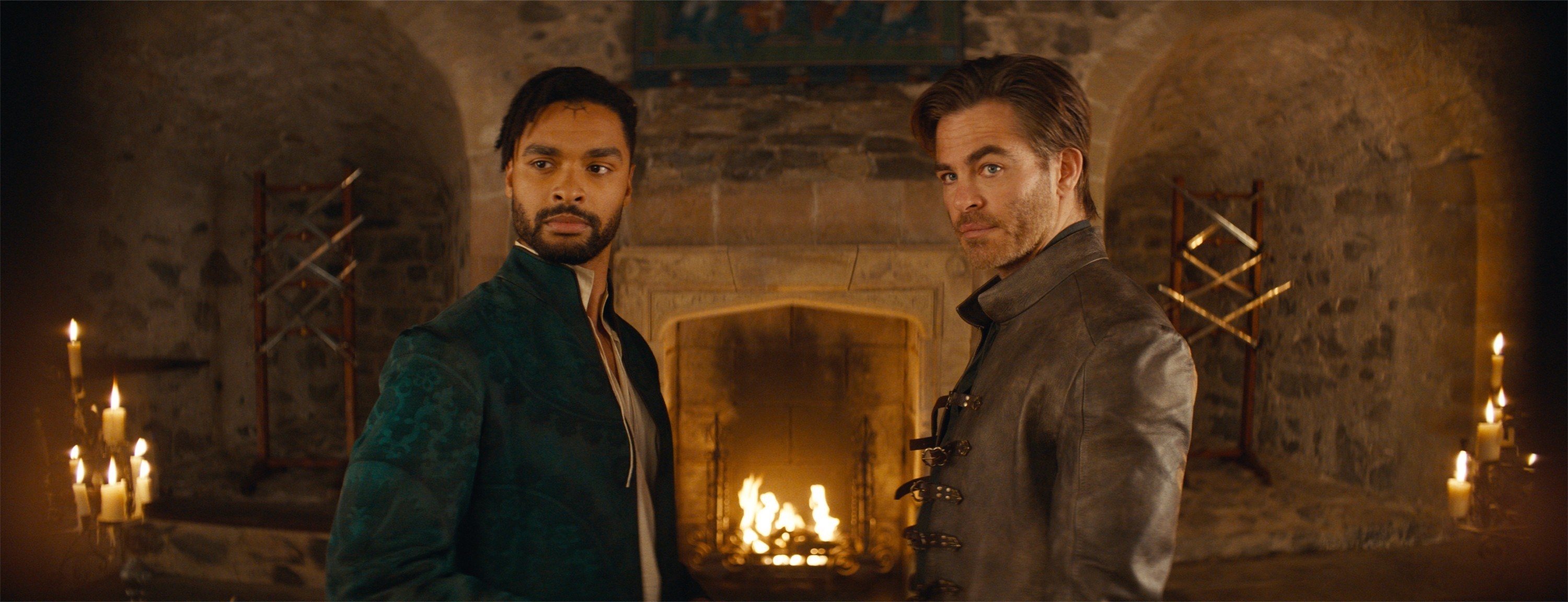 Rege-Jean Page and Chris Pine in Dungeons &amp;amp; Dragons: Honor Among Thieves