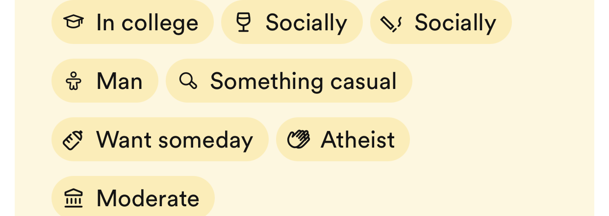 This person's about me section says &quot;nudist horny cannabis enthusiast naked&quot;