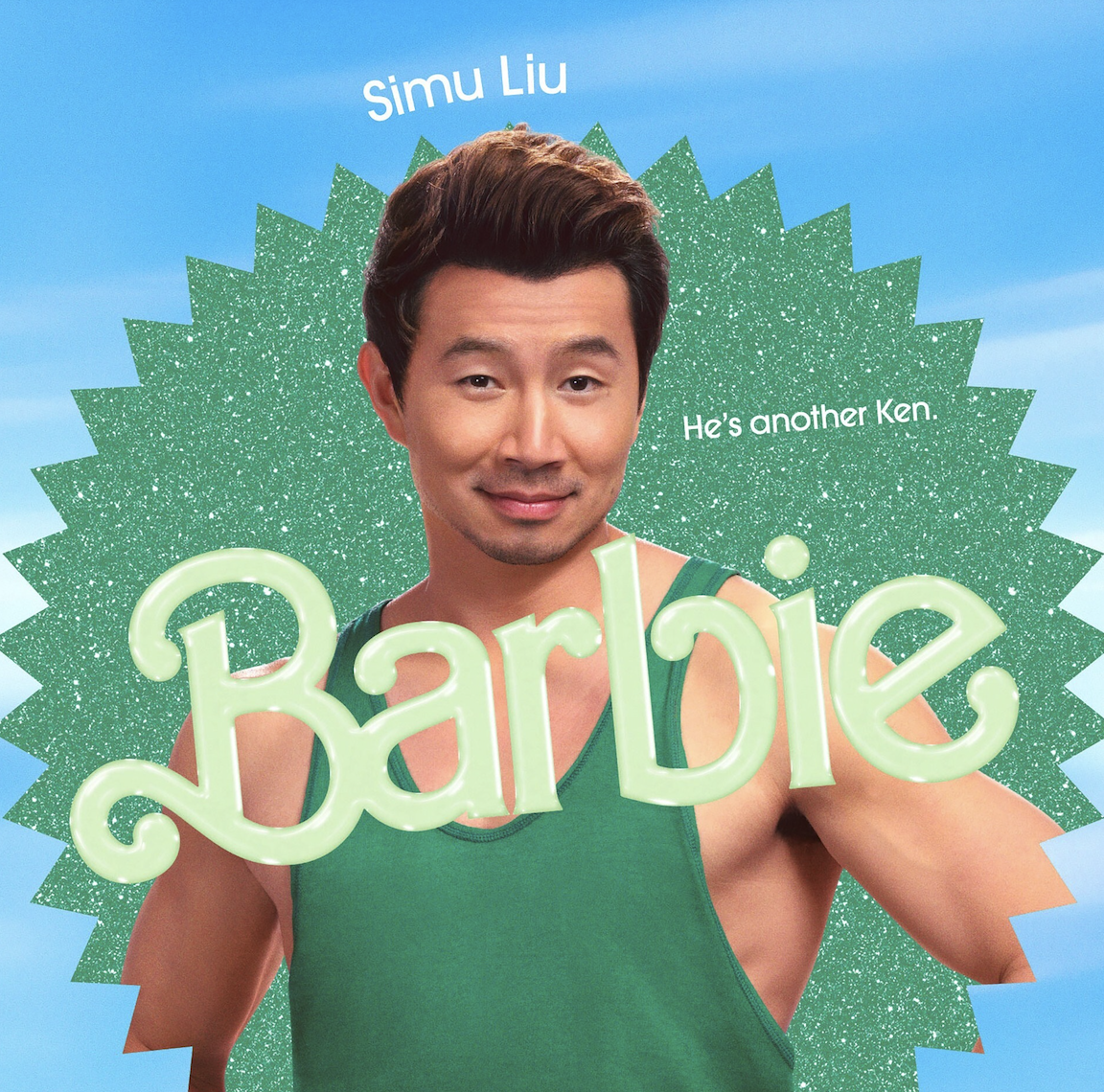 Simu Liu in a Barbie movie poster selfie: &quot;He&#x27;s another Ken&quot;
