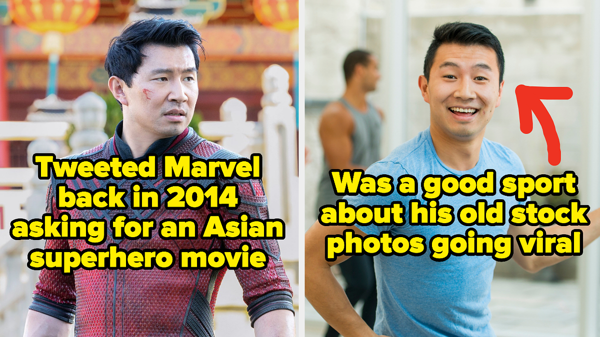 Marvel hero Simu Liu used to be a stock model and fans can't get enough of  his old photos