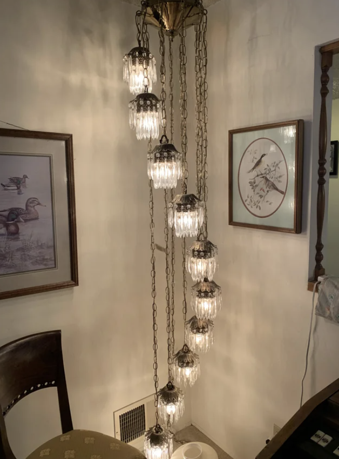 A lamp made up of mini lamps
