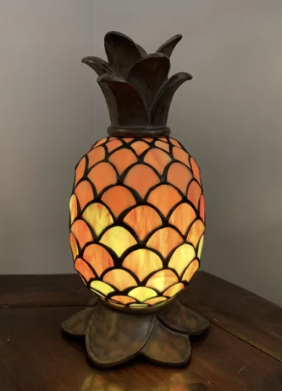 A pineapple lamp