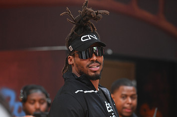 Cam Newton attends 2022 Huncho Day Celebrity Football Game.
