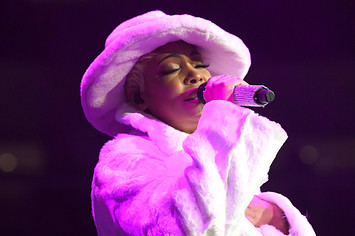 Monica performs in concert in 2019