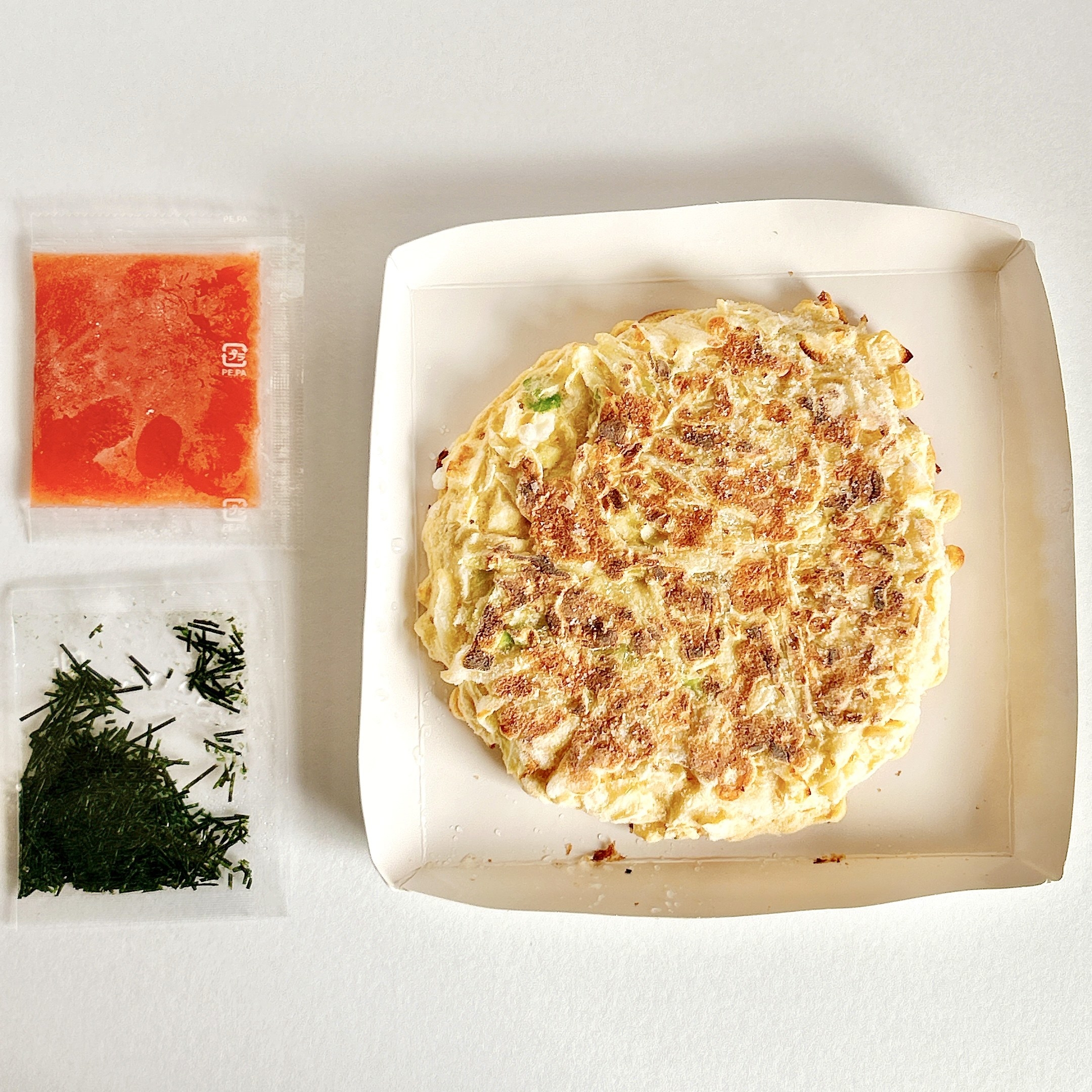 セブン‐イレブンのオススメの冷凍食品「7プレミアム 明太もちお好み焼」