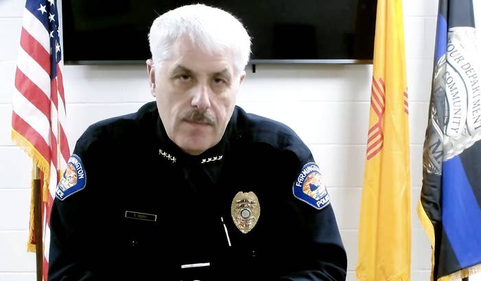 Farmington police chief Steve Hubbs.