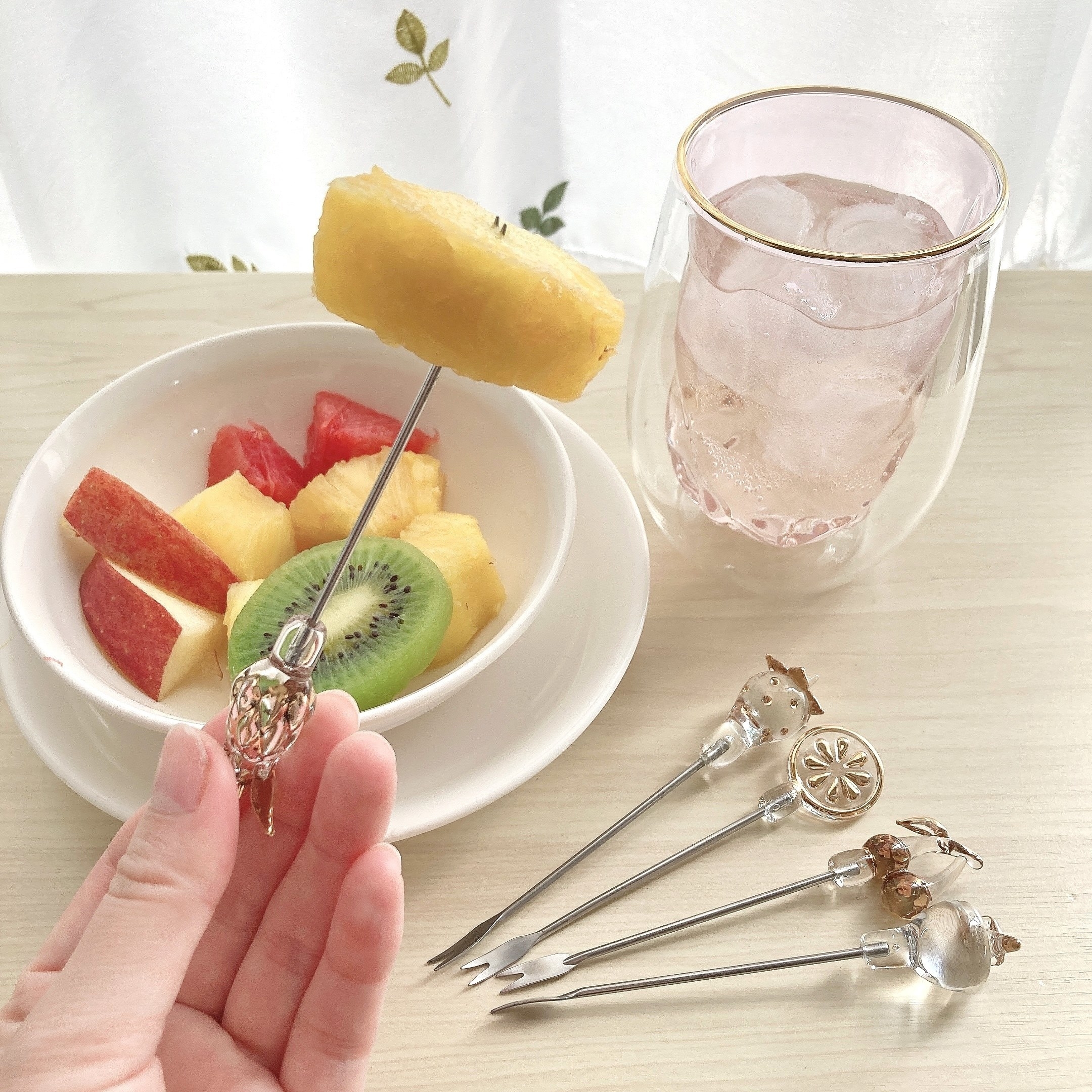 フランフランのオススメのキッチン雑貨「フリュイ ピック(5本セット)」