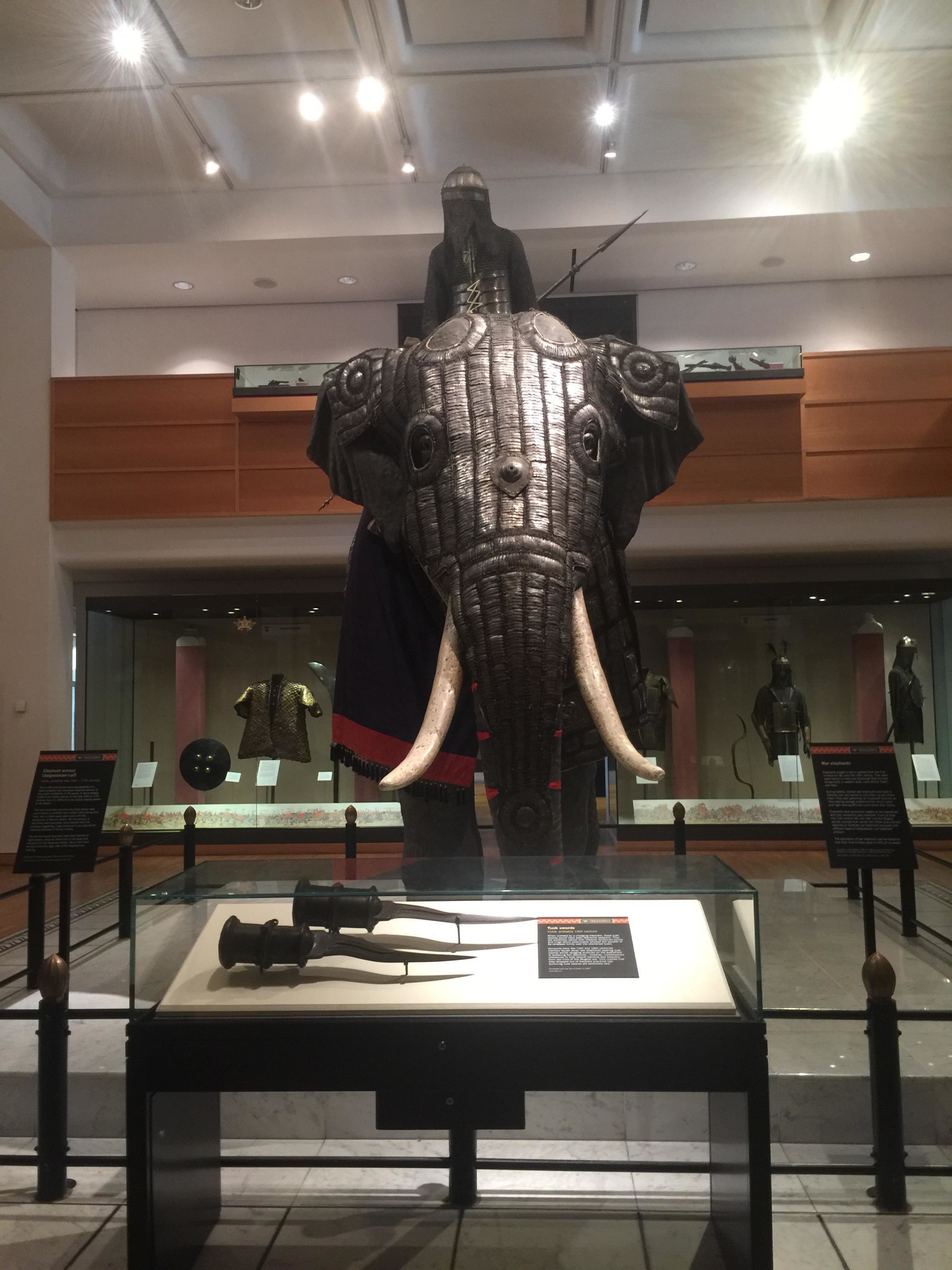 A suit of elephant armor