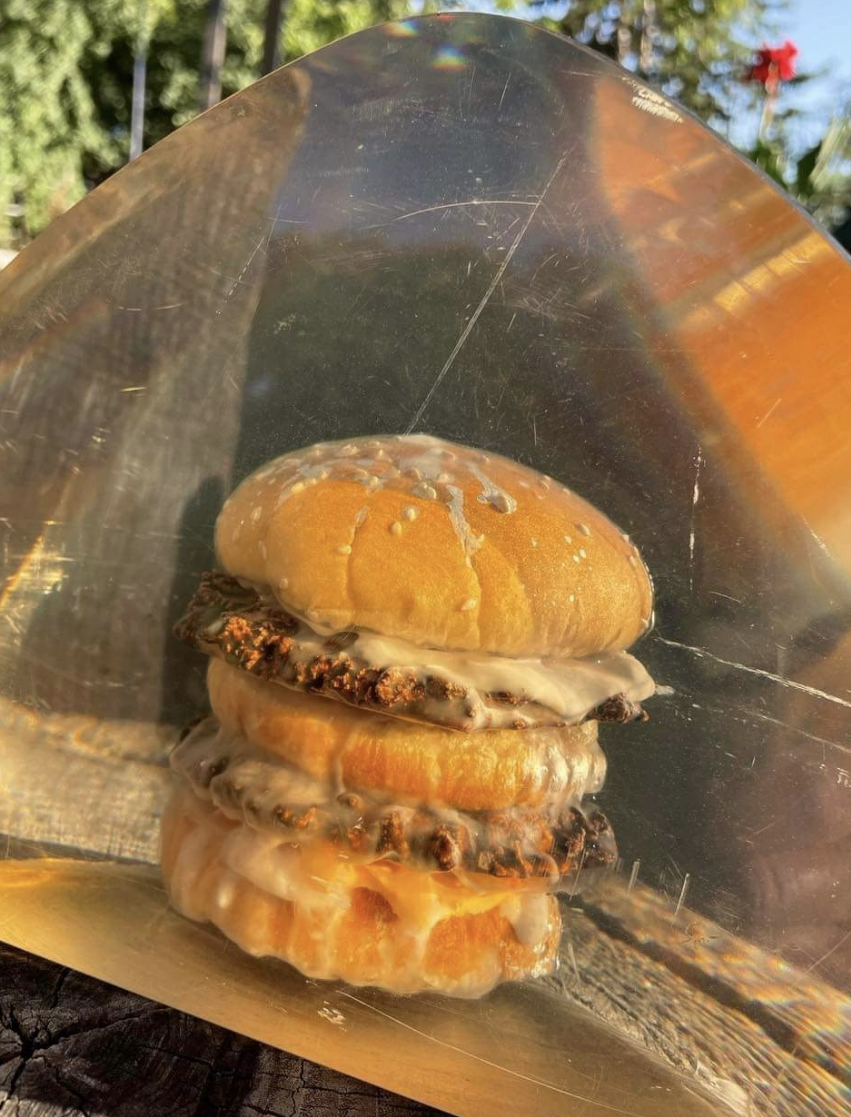 A preserved burger
